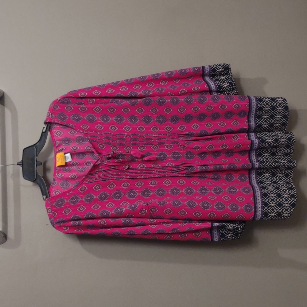 Ruby Rd multicolor 3/4 sleeve blouse 2X